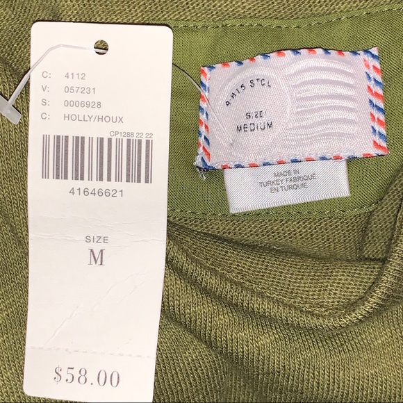 Anthropologie M Holly Asymmetrical Ruffle Top - Picture 7 of 8